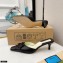Gucci Heel 5.5cm Vintage Fringe Slides Black 2021