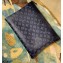 Louis Vuitton Monogram Shadow Leather Discovery Pochette GM Bag M80425 Navy Blue 2021