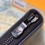 Louis Vuitton Monogram Shadow Leather Zippy Wallet Vertical M80423 Navy Blue 2021
