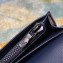 Louis Vuitton Monogram Shadow Leather Brazza Wallet Navy Blue 2021