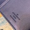 Louis Vuitton Monogram Shadow Leather Brazza Wallet Navy Blue 2021