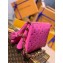 Louis Vuitton Monogram-embossed Lambskin Coussin PM Bag M58628 Pink/Purple 2021