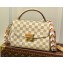 Louis Vuitton Damier Azur Canvas Croisette Bag N50053 with Braided Strap 2021
