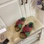 Gucci Criss-cross Straps GG Slide Sandals Canvas Multicolor 01 2021