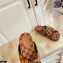 Gucci Criss-cross Straps GG Slide Sandals Canvas Orange 2021