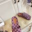 Gucci GG Slide Sandals Canvas Pink 2021