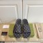 Gucci GG Slide Sandals Black/White 2021