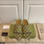Gucci GG Slide Sandals Canvas Yellow 2021
