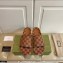 Gucci GG Slide Sandals Canvas Orange 2021