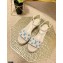 Louis Vuitton Monogram-embroidered Canvas Starboard Wedge Espadrilles Sandals White/Blue 2021