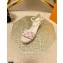 Louis Vuitton Monogram-embroidered Canvas Starboard Wedge Espadrilles Sandals White/Pink 2021