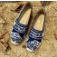 Dior Granville Espadrilles In Deep Blue Toile de Jouy Reverse Embroidered Cotton 2021