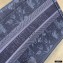 Dior Small Book Tote Bag in Flowers Embroidered Denim Blue 2021