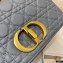 Dior Medium Caro Bag in Supple Cannage Calfskin Cloud Blue 2021