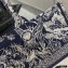 Dior Small Book Tote Bag in Toile de Jouy Reverse Embroidery Blue 2021