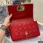 Dior Medium Caro Bag in Supple Cannage Calfskin Red 2021