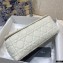 Dior Medium Caro Bag in Supple Cannage Calfskin White 2021