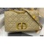 Dior Medium Caro Bag in Supple Cannage Calfskin Beige 2021