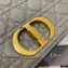 Dior Medium Caro Bag in Supple Cannage Calfskin Gray 2021