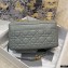 Dior Medium Caro Bag in Supple Cannage Calfskin Gray 2021