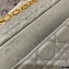 Dior Medium Caro Bag in Supple Cannage Calfskin Gray 2021