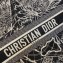 Dior Book Tote Bag in Black and White Around the World Embroidery 2021