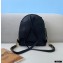 Fendi Leather FF Mini Backpack Bag Black 2021
