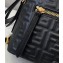 Fendi Leather FF Mini Backpack Bag Black 2021