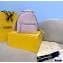Fendi Leather FF Mini Backpack Bag Light Pink 2021
