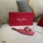 Roger Vivier Heel 2cm Belle Metal Buckle Mules in Leather Patent Pink 2021