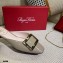 Roger Vivier Heel 2cm Belle Metal Buckle Mules in Leather Patent Gray 2021