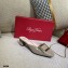 Roger Vivier Heel 4.5cm Belle Metal Buckle Mules in Leather Patent Gray 2021