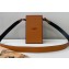 Fendi Leather Stiff Vertical Box Bag Brown 2021