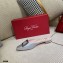 Roger Vivier Heel 2cm Belle Metal Buckle Mules in Leather Silver 2021