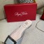 Roger Vivier Heel 2cm Belle Metal Buckle Mules in Leather Silver 2021