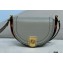 Fendi Leather Moonlight Shoulder Bag Gray 2021