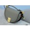 Fendi Leather Moonlight Shoulder Bag Gray 2021