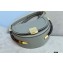 Fendi Leather Moonlight Shoulder Bag Gray 2021