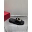 Roger Vivier Slide Strass Buckle Mules in Leather Black 2021