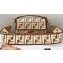 Fendi Brown Leather Medium Baguette Bag with FF Embroidery 2021
