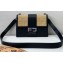 Fendi Leather Flat Baguette Medium Bag Black 2021
