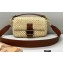 Fendi Woven Straw Medium Baguette Bag 2021