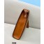 Fendi Roma Leather Flat Pouch Clutch Bag Brown 2021