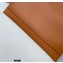 Fendi Leather Large Flat Pouch Clutch Bag Brown 2021