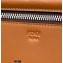Fendi Flat Pouch Clutch Bag Brown Fabric 2021
