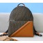 Fendi Large Backpack Bag Brown Fabric 2021