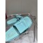 Roger Vivier Slide Covered Buckle Mules in Patent Leather Light Blue 2021