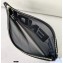 Fendi Micro-Mesh Large Flat Pouch Clutch Bag Black 2021
