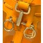 Fendi Leather and Mesh Mon Tresor Mini Bucket Bag Orange 2021