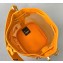 Fendi Leather and Mesh Mon Tresor Mini Bucket Bag Orange 2021